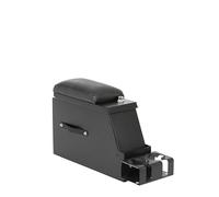 Tuffy Security Products Console Replacement - Series II 6.5” Wide - Keyed Lock - Universal Fit (Charcoal Gray Armrest)