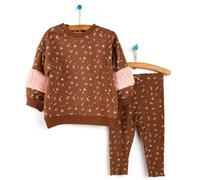 Tuffy Sweatshirt-Leggings - Light Brown