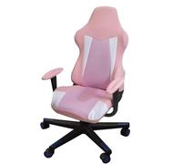 Tufkiss Gaming Chair Cover, 3d Printing Gaming Chair Cover, Stretch Soft Non-Slip Easy To Install Armrest Chair Cover Set For 4 (No Chair)(pink)