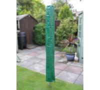 TUFROX 144cm ROTARY WASHING LINE COVER GREEN HEAVY DUTY CLOTHES AIRER GARDEN PARASOL UK