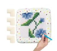 Tufted Frame Cover: Carpet Hook Frame Cover Flannel Tufted Frames Craft Sewing with 4 Anti-Collision Foam Corners