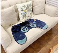 Tufted Gaming Controller Area Rug, Blue, 81 x 50 cm