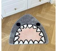 Tufted Shark Rug, 60 x 62 cm