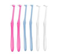 Tufted Toothbrush, 6PCS Interdental Brushes, Orthodontic Interspace Toothbrushes, Single Tuft Toothbrush for Teeth Detail Cleaning and Braces Clean
