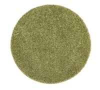 Tufted Washable Rug - Olive Green - Ø 100 cm