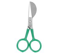 Tufting Carpet Shears, Mini Portable Stainless Steel Duckbill Hairball Trimming Shears Carpet Cutter Tools, Scissors for Decal Work, Rug Making, General Arts, Crafts Rotary Trimmers Paper(Green)