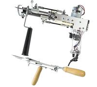 Tufting Gun 2 in 1 Cut and Loop Pile Adjustable Speed with Transparent Handle, Manual Tufting Carpet Tools for Carpeting and Home Décor Projects