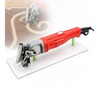 Tufting Gun Carpet Carving Machine, 120W with Adjustable Cutting Depth, Integrated Scissors, Clear Guide Plate for Power Tufting, Sewing and Crafting