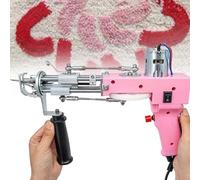 Tufting Gun, Electric High Speed Carpet Weaving Machine, Adjustable Carpet Height 7-21mm, Cut Pile for DIY Rug Making, 220v