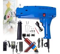 Tufting Gun Kit - 5-40 Stitches/S, 2 in 1 Rug Tufting Kit with Digital Display, 1-10 Speed Adjustable, Rug Gun Machine Starter Kit, Carpet Making Kit for DIY Tools