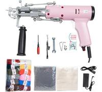Tufting Gun Kit for DIY Rug Making, Includes 5-40 Points Tufting Gun, Tuft Rack, Carpet Trimmer, Cloth, and Yarn Tools, Complete Set for Beginners