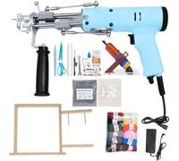 Tufting Gun Starter Kit 2 in 1 Cut Loop, High Speed 5-40 Stitches/Sec for Rug Making, Includes Tuft Rack, Carpet Trimmer, Cloth & Yarn