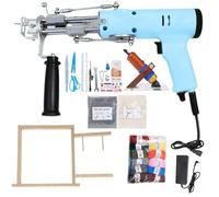 Tufting Gun Starter Kit - 2 in 1 Cut Loop Pile Rug Tufting Gun, High Speed 5-40 Stitches/Sec, Complete Rug Making Kit with Tuft Rack and Carpet Trimmer