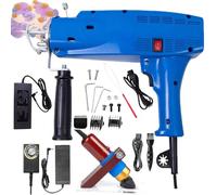 Tufting Gun Starter Set(Carpet Cutting + Scissors), Electric Tufting Gun(5-40 Stitches/S), 2 in 1 (Cutting and Loop Pile), Electric Tufting Gun for Wool Carpet Making