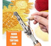 Tufting Gun Tool, Carpet Weaving Machine with Threader and Scissors for DIY Rug Art - Ideal for Home Craft Beginners