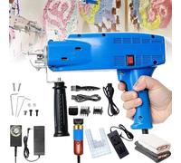 Tufting Gun with Digital Display, 2-in-1 Shears and Carpet Trimmer Kit, Adjustable Stitches 5-40, Anti-Off Design for Easy Crafting