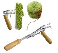 Tufting Tool, Manual Carpet Manufacturer, Woven Fabric Machine with Weaving, Carpet Making Device for Monk Cloth, Durable Backing Accessory with Marking Line, Professional DIY Hand