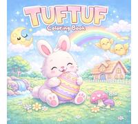 Tuftuf the Bunny Coloring Book: Cute and Cozy Coloring Pages with Adorable Bunnies, Carrots, and Happy Scenes for Relaxation and Creativity