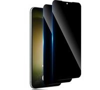TuFun for Samsung Galaxy S23 Plus / S23+ 5G Privacy Tempered Glass, 2 Pieces Anti Spy Screen Protector, 9H Hardness Anti-fingerprint Anti Peeping, Anti-Scratch Screen Protector - Black