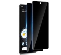 TuFun Screen Protector for Google Pixel 7 Pro for Tempered Glass Privacy Screen, Pack of 2 Privacy 3D Screen Protector, 9H Hardness Privacy Film, Anti-Spy, Bubble-Free Anti-Spy Protective Glass, Black