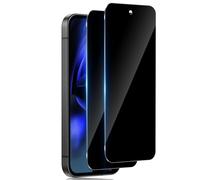 TuFun Screen Protector for Google Pixel 9A for Tempered Glass Privacy Screen Protector, 9H Hardness Privacy Film, Anti-Spy, Bubble-Free Anti-Spy Protective Glass, Pack of 2, Black