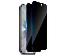 TuFun Screen Protector for iPhone 17/17 Pro for Tempered Glass Privacy Screen, [Pack of 2] 9H Hardness Privacy Film, Anti-Spy Screen Protector, Anti-Spy, Bubble-Free Privacy Protective Glass - Black