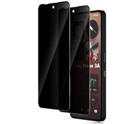TuFun Screen Protector for Nothing Phone 3A/3A Pro 5G for Tempered Glass Privacy Screen, [Pack of 2] Anti-Spy Screen Protector, 9H Hardness Privacy Film, Anti-Spy, Bubble-Free Privacy Protective Glass