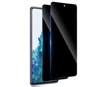 TuFun Screen Protector for Samsung Galaxy S20 FE for Tempered Glass Privacy Screen Protector, 9H Hardness Privacy Film, Anti-Spy, Bubble-Free Anti-Spy Protective Glass - Black (Pack of 2)