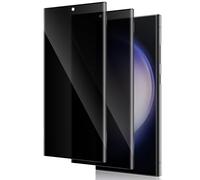 TuFun Screen Protector for Samsung Galaxy S23 Ultra for Tempered Glass Privacy Screen, [Pack of 2] 3D Privacy Screen Protector, 9H Hardness Privacy Film, Anti-Spy, Bubble-Free Anti-Spy Protective