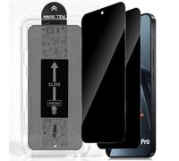 TuFun Screen Protector for Xiaomi 17T Pro 5G for Tempered Glass Privacy Screen, Pack of 2 Bubble-Free Car Installation Screen Protector, 9H Black Edge Privacy Protective Glass, Car Installation