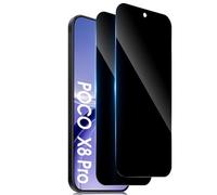 TuFun Screen Protector for Xiaomi Poco X8 Pro 5G for Tempered Glass Privacy Screen, [Pack of 2] Privacy Protective Glass, 9H Hardness Privacy Film, Anti-Spy, Bubble-Free Anti-Spy Screen Protector