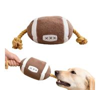 Tug Accessory - Structure Of Plush Fabric, Athletic Sphere Concept, Attractive Teething Toy With Strong Woven Cord Grip | Perfect Activity Choice For Puppies, Adults, Apporting Exercise
