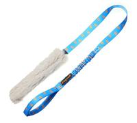 Tug E Nuff Faux Fur Bungee Dog Toy Chaser Tug (Royal Blue), 120 cm