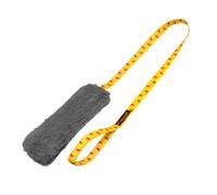 Tug-E-Nuff Faux Fur Squeaky Chaser Dog Toy - Pet Toys - Yellow