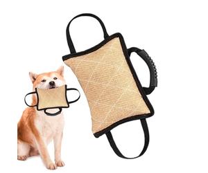 Tug Of War Bite Pillow Cushioned User-Friendly Design Polyester Puppy
