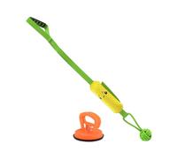 Tug of War Dog Toy - 365G Total Rubber Nylon, Anchored Floor Pull Set, Teeth Cleaning Activity | Entertainment on Hardwood Floors, Tiled Surfaces, Living in an Apartment, K