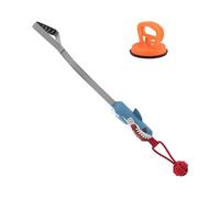 Tug of War Dog Toy - Interactive Chewer A, Durable and Squeaky Pet Toy, Addictive Play Accessory, Flexible Bite Resistant Design with Base