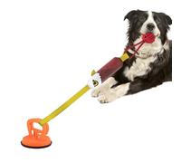 Tug of War Dog Toy - Squeaky Chewer with Suction Cup, Durable Interactive Pet Play Accessories, Funny Teeth Relief Tool for Training | Boredom Fighting Entertainment