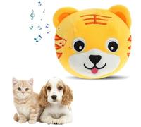 Tugeem Active Moving Dog Plush Toy,2024 New Electronic Squeaky Self Moving Bouncing Dog Ball,Interactive Automatic Rolling Washable Chewable Plush Puppy Toys for Small Medium Large Dogs (#7 lion)