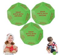 Tugeem Santa Swap Gift Exchange Dice - Christmas Party Game (3PC)