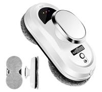 Tugeem Window Cleaner Robot,Smart Glass Cleaning Robotic with 5600Pa Strong Suction,Remote Control Window Cleaning Robot for Windows/Tiles/Class Door