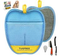 TUGFREE Upgraded Pet Hair Removal Glove for Cats & Dogs,Extra Large 5-Finger Electrostatic Pet Hair Remover Glove,Reusable Washable Magic Brush for Couch,Carpet,Car Seat,Furniture & Clothing