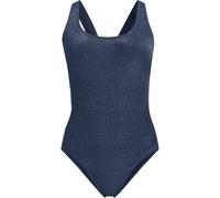 Tugless High Leg X-back Swimsuit - Shine lands end Navy 10