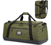 TUGUAN 120L Extra Large Duffle Bag for Travel Heavy Duty Duffel Holdall Backpack with Back Straps 30'' XL Big Weekend Overnight Bag for Camping Gym Sports Equipment Gear for Men Women, Green