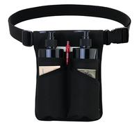 Tuhaoge Massage Bottle Bag,Massage Oil Holster for 2 Bottle s,Lotion Holster,Massage Therapist,Massage Oil Holster, Massage Lotion (TH-XJ-2 bottle-Black)