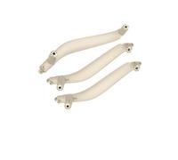 TUHBCX Car Door Handle 3Pcs LHD Car Interior Door Inside Pull Handle Sets Replacement for X5 X6 F15 F16 2014-2018(Oyster)