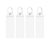 (TUI) Cruise Luggage Tag Holders [4 Pack] - Waterproof, Durable Plastic with Steel Loops - Fits All (TUI) Ships (4X Tag Holders)