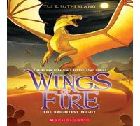 Tui T. Sutherland Wings of Fire: The Brightest Night (b&w) Paperback Book Tui T. Sutherland Multicolor