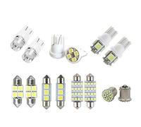 Tuidzljd 14 Assorted LED Car Interior Inside Light Dome Trunk Map License Plate Lamp Bulb