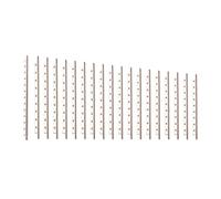 Tuidzljd 19Pcs/Set Classical Guitar Frets Wire 2.0mm/0.08In Copper Fretwire Set for 36 inch 38 inch 39 inch 19 Frets Guitar Accessories
